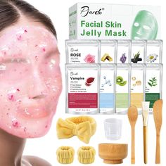 Jelly Skincare, Jelly Facial, Rose Vampire, Hydrojelly Mask, Jelly Face Mask, Face Mask Skincare, Rubber Mask, Mask Bowl, Mask Skincare