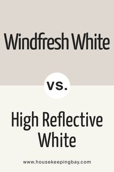 Windfresh White SW 7628  vs SW High Reflective White White Sherwin Williams Walls, Sw Windfresh White, Sw High Reflective White, Windfresh White, High Reflective White, White Sherwin Williams, Lake House Plans, Cool Undertones, Trim Color