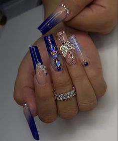 Nails Dope Nail Designs Square, Nail Glue Gel, Aqua Nails, Home Manicure, Gel Nail Tips, Gel Nail Kit, Cute Acrylic Nail Designs, Long Acrylic Nails Coffin