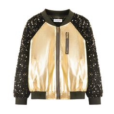 PRICES MAY VARY. ✨Our Metallic color sequined sleeve jacket is a sparkly, fun dress for little starlets to wear and feel extra fancy. Featuring sequins all over the sleeves, metallic gold and silver color. Be a head turner . ✨ Children Unisex jacket, Long Sleeves with Sequins sleeve, soft metallic （gold and silver ）color fabric,good touch, With a lining ，breathable, comfortable and easy to clean. ✨Suit for both boys and girls, autumn and spring ,Put on this jacket like a street star, fashion met Dance Jackets, Outfits For Kids, Jacket For Girls, Twirl Skirt, Children Top, Sequin Sleeve, Taylor Swift Outfits, Fun Dress, Sequin Jacket