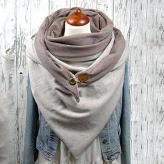 Neck Gaiter Retro Scarf, iBuyXi.com Neckerchief Women, Simple Scarf, White Scarves, White Accessories, Jeans Cargo, Designer Scarves