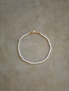 Baby Pearl Bracelet & Anklet | J.Hannah Jewelry Bracelet Diy, Pearl Chain