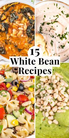 white bean recipes with the title overlay