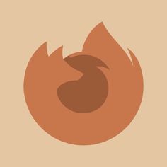 an orange circle with a black bird on it's back and the word fire below