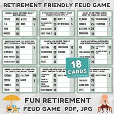 a printable retirement card for the family