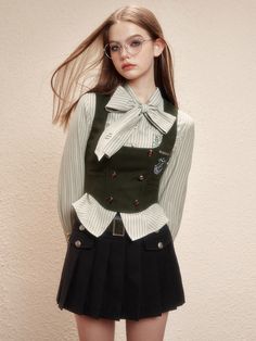 This price is for a waistcoat only, others are not included.   	 		 			Size 			S 			M 			L 			XL 		 		 			Full Length 			39.5 			40.5 			41.5 			42.5 		 		 			Bust 			84 			88 			92 			96 		 		 			Shoulders 			31 			32 			33 			34 Crochet School Uniform, Harry Vest, Magical School Uniform, Vintage School Uniform, School Emblem, Hogwarts Uniform, Black Pleated Mini Skirt, School Of Witchcraft, Button Vest