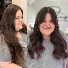 Shag Hair Plus Size, Hair Style For Round Shape Girl, Haïr Style For Fat Face, Big Face Hairstyles For Women, Hairstyle Round Face Plus Size, Haircut For Double Chin Face, Curtain Bangs Plus Size Face, Haïr Style For Chubby Face, Bangs Plus Size Face