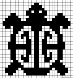 the letter e is made up of squares and pixels, with an ornate design on it