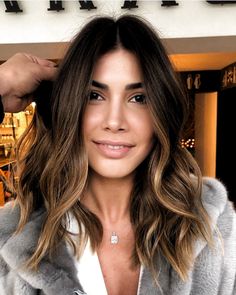 Gorgeous Hair Color, Beautiful Hair Color, Brown Hair Balayage, Short Hair Balayage, Brown Blonde Hair, Hair Color And Cut, Grunge Hair, Hair Color Ideas, Brunette Hair