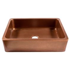 an image of a copper kitchen sink