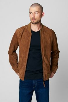 Cowboy Outfit For Men, Racer Jackets, Cowboy Outfit, Distressed Leather Jacket, Cafe Racer Jacket, Best Leather Jackets, Outfit For Men, Long Leather Coat, Suede Leather Jacket