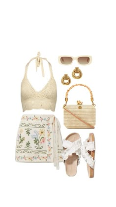 #outfit #cuteoutifit #aesthetic #crocheideas Boracay Outfit, Outfits For Mexico, Mood Clothes, Boho Summer Outfits, Downtown Outfits, Summer Vacation Outfits, Elegant Feminine, Cruise Outfits, Really Cute Outfits