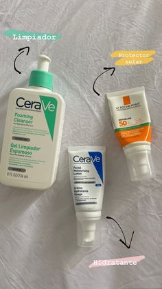 Cuidado de la piel skincare productos fps limpiador hidratante rutina Cerave Skin Care, Cerave Skincare, Skin Care Aesthetic, Best Skin Care Routine, Care Aesthetic, Best Skin Care, Skin Secrets, Amazon Beauty Products, Roche Posay