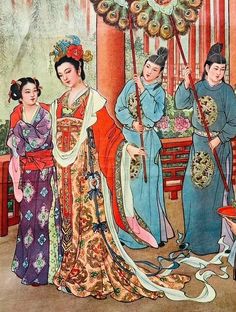 Chinese Style Painting, Ancient China Art, China Art, Ancient China, Traditional Chinese, Chinese Style, Japanese Art, China