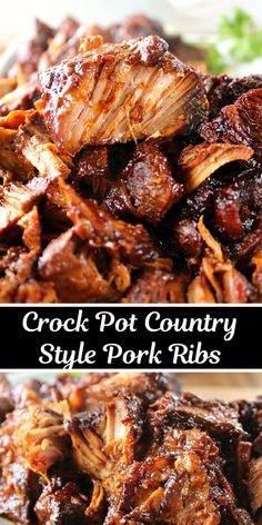 crock pot country style pork ribs