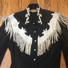 Leather Applique, Western Dance, Western Dresses For Women, Decorative Accents, Vintage Western, Western Dresses, Dance Party, 1950s Vintage, Black Fabric