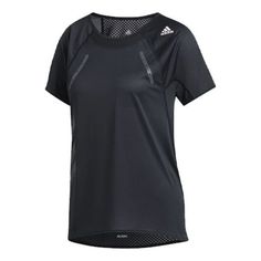 Adidas Heat.rdy Tee W Running Sports Short Sleeve Black EH4229 (Women's) Partly Cloudy, Adidas Tee, Japanese Calligraphy, Women Running, Adidas Running, Running Sports, Beat The Heat, Race Day, Adidas Performance