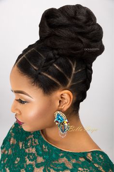 BN Bridal Beauty: International Bridal Hair Specialist, Dionne Smith presents Elegant Evening Bridal Hair Inspiration with a Twist! Natural Bun Hairstyles, Black Hair Growth, Natural Girls, Hair Growth Foods, Natural Hair Bun Styles, Bridal Hair Inspiration, Hair Specialist, Pelo Afro