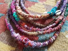 Tribal Wrap Necklace Eco Nomad Jewelry 100% Recycled Materials Earthy Rainbow African Bohemian Jewel Nomad Jewelry, African Bohemian, Earthy Rainbow, Bohemian Jewels, Dread Accessories, Boho Jewels, Eco Jewelry, Book Necklace, Bohemian Jewellery