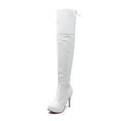 BalaMasa Girls Bandage Stiletto Platform Patent Leather Boots >>> New and awesome boots awaits you, Read it now  : Snow boots Womens Tall Boots, Modern Boots, Black Platform Shoes, Patent Leather Boots, High Heel Sneakers, Boots White, Boot Types, Black Boots Women, Round Toe Heels