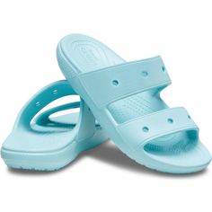 Nwt Crocs Slippers Crocs Slippers, Women's Crocs, Crocs Shoes, Mule Clogs, Mules Shoes, Clogs, Blue Green, Slippers, Blue Color