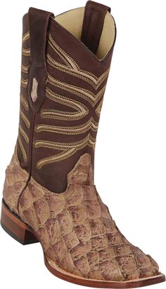 8221065 LOS ALTOS BOOTS WIDE SQUARE TOE PIRARUCU MINK MATTE | Genuine Leather Vaquero Boots and Cowboy Hats | Zapateria Guadalajara | Authentic Mexican Western Wear Boots Wide, Wild Wild West, Leather Cowboy Boots, Wide Boots, Quince, Rodeo, Cowboy Boots, Cowboy Hats, Hand Crafted