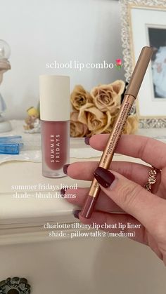 Everyday Lip Combo Natural, Lip Combo Products, Lip Combos For Medium Skin, Lip Combos Drugstore, Natural Lip Combo, Lip Products Aesthetic, Everyday Lip Combo, Maybelline Lip