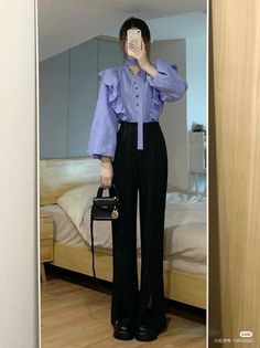 Korean Office Outfit, Korean Office Fashion, Smart Casual Women Outfits, Mix Match Outfits, Celebrity Casual Outfits, Casual College Outfits, Concept Clothing, Quick Outfits, Classy Work Outfits