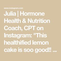 Julia | Hormone Health & Nutrition Coach, CPT on Instagram: "This healthified lemon cake is soo good!!

It’s gluten-free, refined sugar-free, higher in protein and lower in carbs than your usual lemon cake.

Ingredients:
2 eggs
1/4 cup (40g) olive oil
1/3 cup (75g) maple syrup
2 tsp lemon zest
juice of 1 freshly squeezed lemon
1 tsp vanilla
1/4 tsp sea salt
1 1/2 cups (150g) of almond flour
1/4 cup (15g) coconut flour
1 tsp baking soda
1/2 - 3/4 cup (150-200ml) nut milk (I used organic whole milk)

for the frosting:
200g (8oz) full fat cream cheese
2 tbsp maple syrup
1 tsp vanilla
fresh juice of 1/2 lemon

Instructions:
1. Preheat oven to 350°F/ 175°C
2. Grease an 20cm (8 inch) cake pan lined with parchment paper
3. Add eggs to a large bowl and lightly beat them.
4. whisk the eggs, olive o 8 Inch Cake, Squeezed Lemon, Joy Of Cooking, Hormone Health, Health Nutrition, Nut Milk, Nutrition Coach, Cake Pan, Fresh Juice