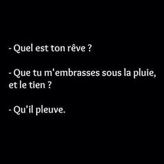 a black background with the words quel est ton reve?