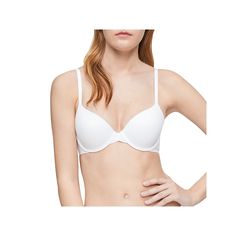 Defined by a modern, minimalist look and perfectly fit shaping, this lightly lined full coverage t-shirt bra from Calvin Klein features soft microfiber stretch for a comfortable fit.Click on this INTIMATES & SLEEPWEAR Guide to find the perfect fit and more! Microfiber stretch for maximum comfort Padded memory foam t-shirt cups Adjustable straps for conventional wear Solid wing, gore and cushioned back clasp closures Style no. F3837FIT & SIZING Hook-and-eye closureFABRIC & CARE Nylon, elastane Ma Elegant Fitted Calvin Klein Bra, Calvin Klein Medium Support Seamless Sports Bra, Calvin Klein Seamless Bra, 36dd Bra, Elegant Calvin Klein Bra With Built-in Support, White Calvin Klein Cotton T-shirt, Plus Size Bra, T Shirt Bra, Bra Sizes