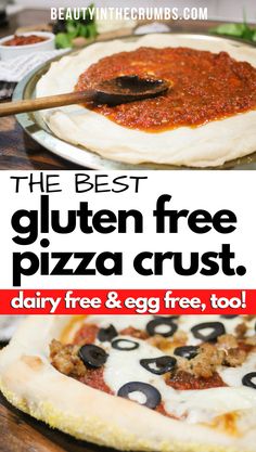 the best gluten free pizza crust dairy free and egg free too