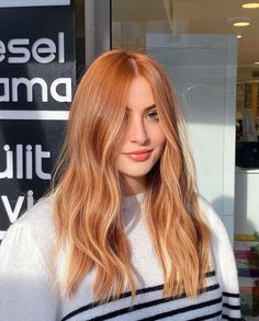 Copper Blonde Hair, Red Blonde Hair, Strawberry Blonde Hair Color, Red Hair Inspo, Ginger Hair Color, Hair Color Auburn, Strawberry Blonde Hair, Hair Inspiration Color, Strawberry Blonde