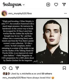 an instagram page with a photo of a man in uniform