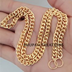 ♥ We will ship your order in a beautiful valet case. ready to give as a gift ♥ Features & Measurements: Chain Link Size 5mm * Available in 14K Yellow Gold Plating, 14K Rose Gold plating, or 925 Plain Silver. Back to my shop https://www.etsy.com/shop/bhupaticreations *PRODUCTION TIMES: Our all design are made to order. We need 10 to14 days for making and delivery to depend on the shipping method you select. *EXPEDITED SHIPPING: You can UPGRADE YOUR SHIPPING to EXPRESS by choosing faster shipp Gift Cuban Link Necklace With Polished Finish, Cuban Link Necklace With Polished Finish As Gift, Polished Cuban Link Necklace As Gift, Cuban Link Necklace With Box Chain As A Gift, Cuban Link Necklace With Box Chain For Gift, Cuban Link Necklace With Cable Chain As A Gift, Cuban Link Necklace As A Gift, Gold Round Ring, Diamond Monogram