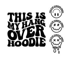 this is my hang over hoodie decal and sticker set for the car