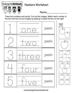 the worksheet for preschool to learn numbers and letters in this printable activity