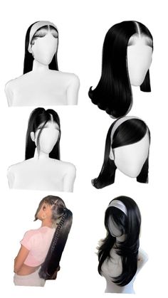 Long Straight Black Hairstyles, Cute Hair Ideas For Picture Day, How To Hairstyles Step By Step, Hairstyle Latina, Hairstyles For Thick Straight Hair, Casual Hairstyles For Long Hair, Curly Hair Advice, Hair Down Styles