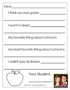 a printable worksheet for students to practice their writing skills