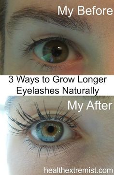 You can grow longer eyelashes naturally and see results in less than a month! No need to apply harmful glues and fake lashes when you can grow your lashes! Grow Longer Eyelashes, Longer Eyelashes Naturally, Grow Your Lashes, Eyeliner Tips, 20 Makeup, Fake Lashes