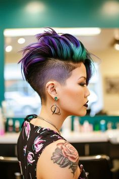 Short Fade Haircut For Women, Fade Haircut For Women, Pixie Hair Color, Short Fade Haircut, Pixie Haircut Ideas, Haircut For Women, Haircuts For Women Over 50, Hairstyles And Haircuts, Hoco Hairstyles