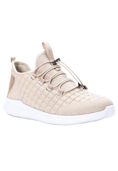 Precision knit mesh upper with elastic toggle laces Embedded EVA cushioning board with open cell foam insole Lightweight thermally controlled rubber outsole Hiking Shoes Women, Knit Mesh, Cream Shoes, Most Comfortable Shoes, Sneakers Women, Only Shoes, Womens Athletic Shoes, Elastic Laces, Wedge Sneakers