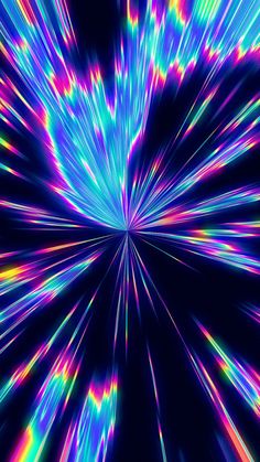 an abstract background with colorful lights and lines