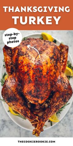 Make this juicy and flavorful Thanksgiving turkey recipe your new holiday tradition! Check out our easy guide for a perfect roast turkey. Pop over to our site for the recipe! Turkey Dinner Recipes Thanksgiving, Easy Turkey Recipes Thanksgiving, Turkey Rub Recipes, Easy Thanksgiving Turkey, Best Thanksgiving Turkey Recipe, Whole Turkey Recipes, Easy Turkey Recipes