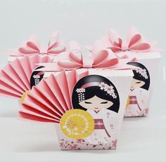 Cherry Blossom Party, Japanese Party, Ninja Party, Mulan, Box Design, Invitation Cards, Cherry Blossom, Cake Toppers, Birthday Parties