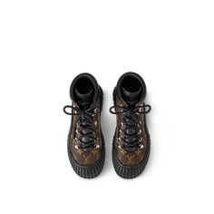 LOUIS VUITTON® - Ruby Flat Ranger - Cacao Ranger Boots, Ranger Boot, Micro Bags, Louis Vuitton Official Website, Slouchy Bag, Heart Shoes, Leather Denim, Louis Vuitton Official, Shoe Boot Sandals