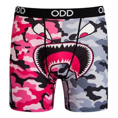 Odd Sox, Men's Novelty Boxer Briefs, Camouflage Camo Jungle Fun Graphic Prints. Experience the ODD Sox difference. Officially licensed merchandise. Our men's boxer briefs are unique works of art. Whether you are working out or relaxing in comfort we make it our mission to dress you in the most unique, funniest and coolest themed underwear on the planet. True fans will appreciate the quality and feel of our men�s boxer brief line. Each brief sports a high-quality fabric blend that keeps you dry w Boxers Outfit Female, Funny Mens Boxers, Psd Boxers, Nike Pro Fits, Mens Boxer Briefs, Boxer For Men, Pouch Design, Camo Men, Apparel Merchandising