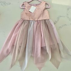 Beautiful Formal Dress For Toddler Girl, Size 2t, Color Rose Gold On Top, Multi Tone Pink On Bottom. Pink Twirl Dress For Dress-up In Summer, Pink Twirl Dress For Summer Dress-up, Fitted Pink Twirl Dress For Dress-up, Pink Fitted Twirl Dress For Dress-up, Pink Twirl Dress For Summer Party, Pink Summer Party Twirl Dress, Cute Sleeveless Pink Princess Dress, Pink Twirl Dress For Spring Party, Pink Princess Twirl Dress For Party