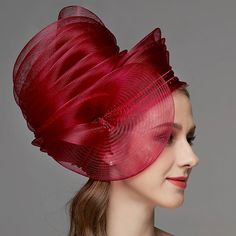 Fascinators Vintage Style Elegant & Luxurious Tulle Hats Headdress with Feather Flower Trim 1 PC Wedding Horse Race Ladies Day Headpiece 2023 - US $26.59 Wedding Horse, Church Lady Hats, Horse Wedding, Wedding Party Accessories, Horse Race, Melbourne Cup, Elegant Hats, Feather Flower, Ballroom Dress