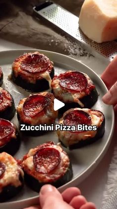 EatingWell on Instagram: "Zucchini Pizza Bites! 🍕🍕🍕

Ingredients
- 4 large zucchini (about 2 inches in diameter)
- ½ teaspoon ground pepper
- ¼ teaspoon salt
- ½ cup reduced-sodium marinara sauce
- ¾ cup shredded part-skim mozzarella cheese
- 16 slices pepperoni
- 2 tablespoons finely grated Parmesan cheese

Directions
1. Preheat oven to 350 degrees F. Cut zucchini crosswise to make 16 (1-inch-thick) slices. Arrange the slices in a single layer on a rimmed baking sheet. Sprinkle with pepper and salt. Bake until starting to soften, 15 to 18 minutes. Remove from oven; top evenly with marinara, mozzarella and pepperoni.
2. Switch the oven to broil and place a rack 8 inches from the heat. Broil the bites until the cheese is lightly browned and the pepperoni is crispy around the edges, about Zucchini Benefits, Simple Keto Recipes, Brown Foundation, Large Zucchini, Zucchini Pizza Bites, Oven Top, Easy Vegetable Side Dishes, Zucchini Pizza, Brown Betty